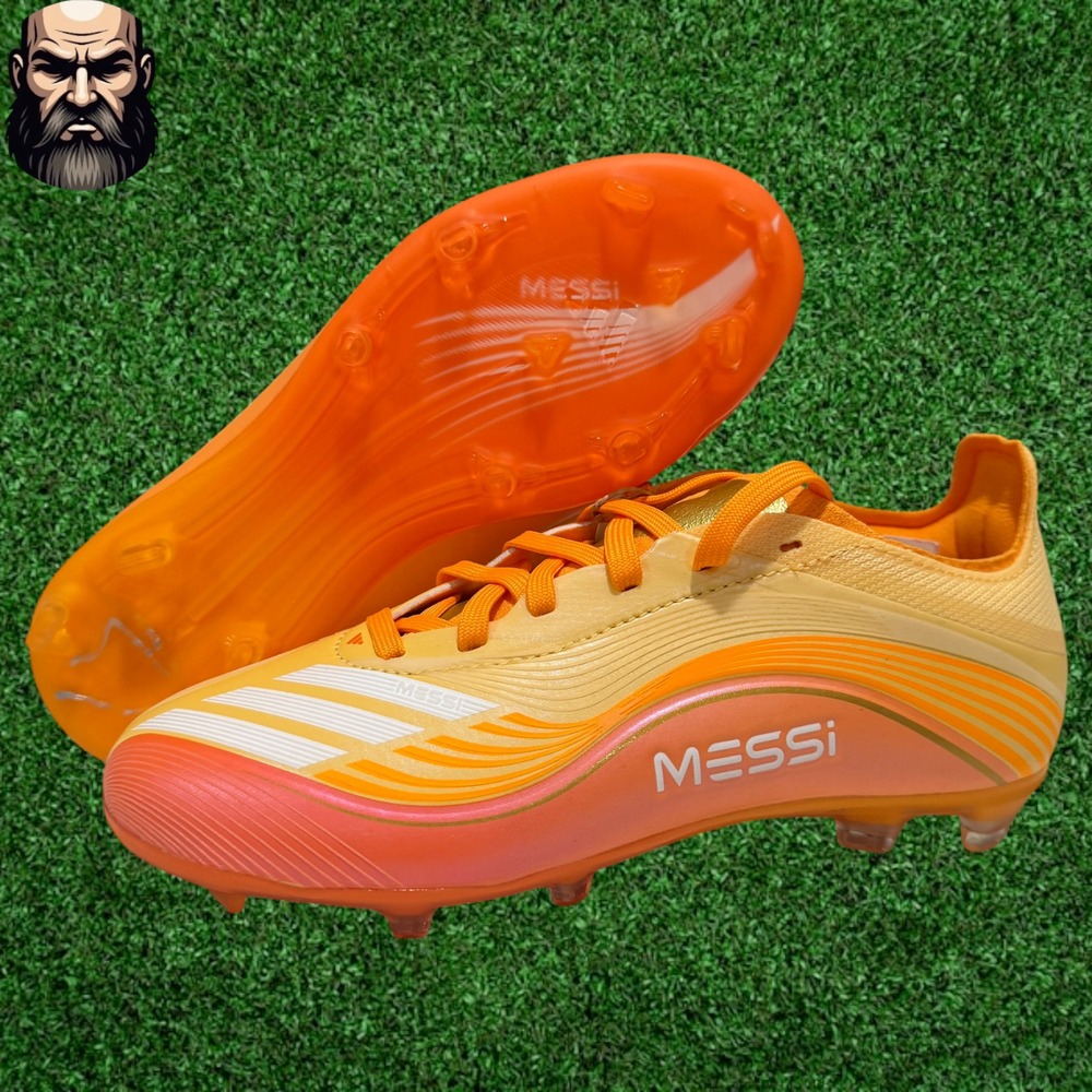 adidas F50 Messi Elite FG Junior Soccer Cleats JQ0931 Youth Size 1 Orange